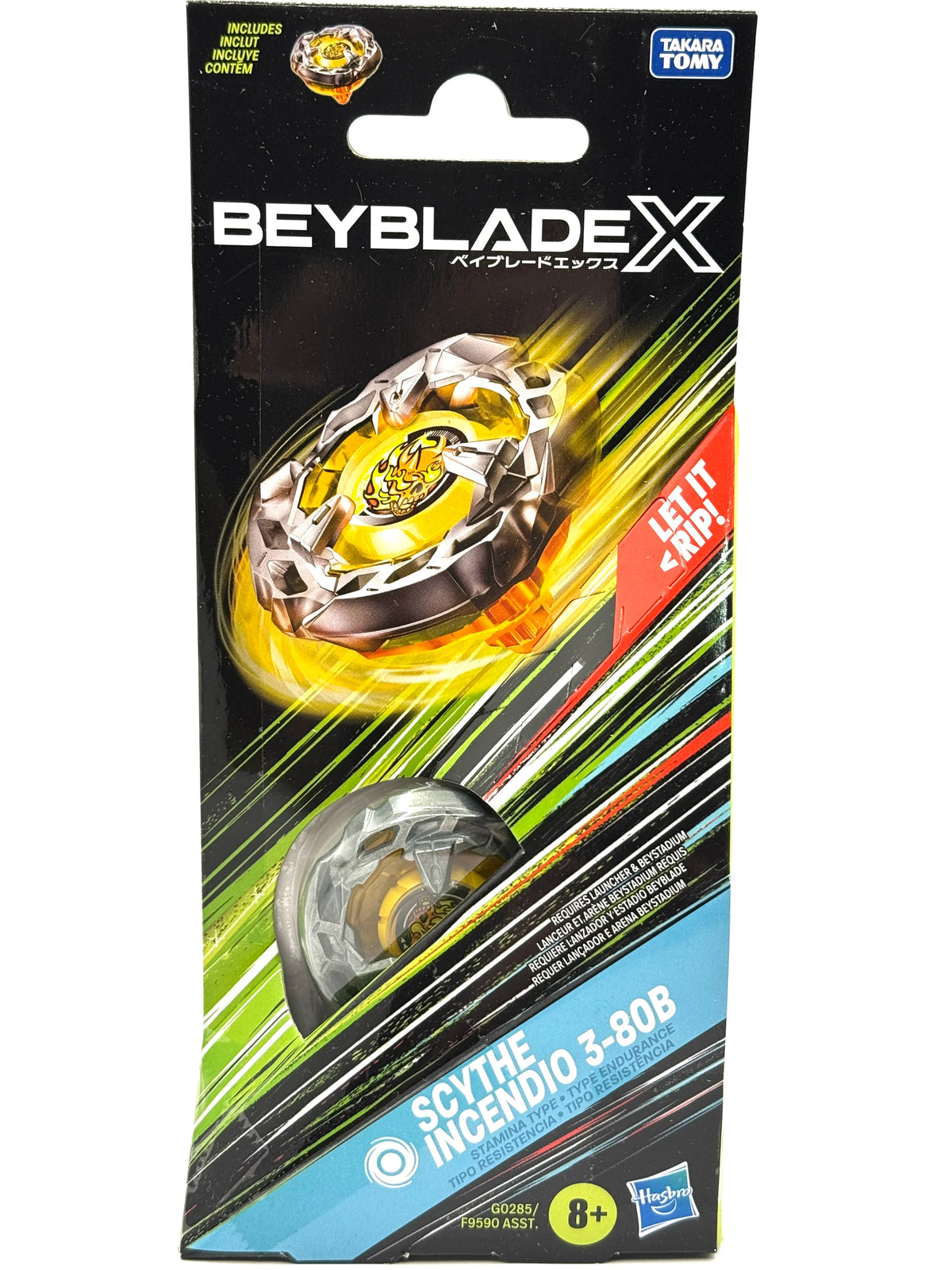 Hasbro Beyblade X Scythe Incendio 3-80B