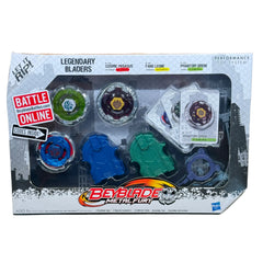 Beyblade Metal Fury Legendary Bladers Set (Cosmic Pegasus, Fang Leone & Phantom Orion)