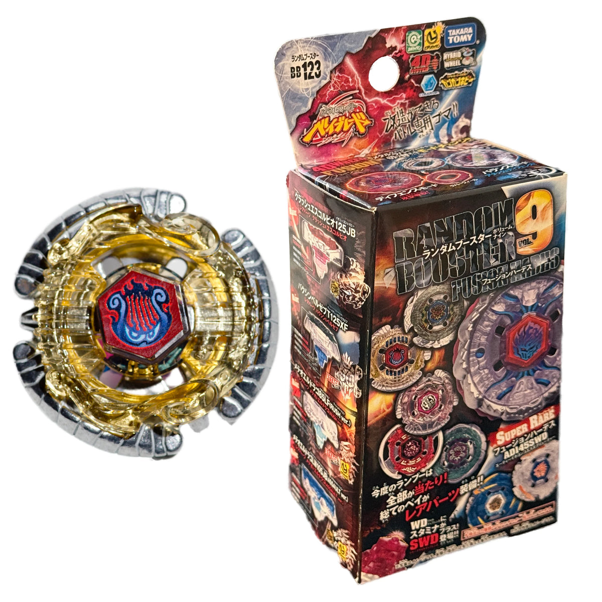 Takara Tomy Cloud Lyra 85SF Metal Fury Beyblade BB-123
