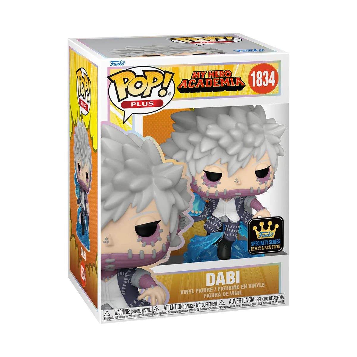 Funko Pop! My Hero Academia Dabi Vinyl Figure Plus #1834 - Specialty Series