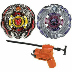 TAKARA TOMY Beyblade ZERO-G BBG13 SYNCHROM BATTLE SET USA 2 Beys + Launcher