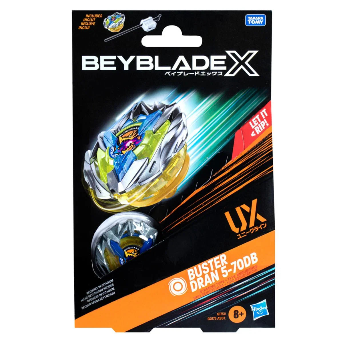 Beyblade X Buster Dran 5-70DB (UX Series) Hasbro