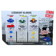 Beyblade Metal Fury Legendary Bladers Set (Cosmic Pegasus, Fang Leone & Phantom Orion)