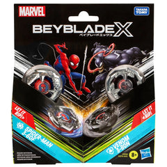 Hasbro Beyblade X Marvel Spider-Man 3-60F vs. Venom 3-80N Set