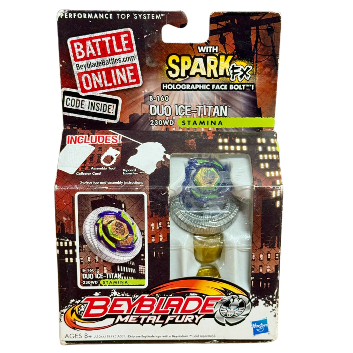 Beyblade Metal Fury Duo Ice-Titan 230WD (B-160) SparkFX