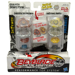 Beyblade Metal Masters Gravity Demolition 2-Pack (BB-80A, B-121)
