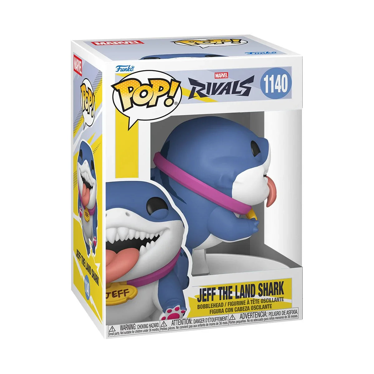 Funko Pop! Marvel Rivals Jeff the Land Shark Vinyl Figure #1140