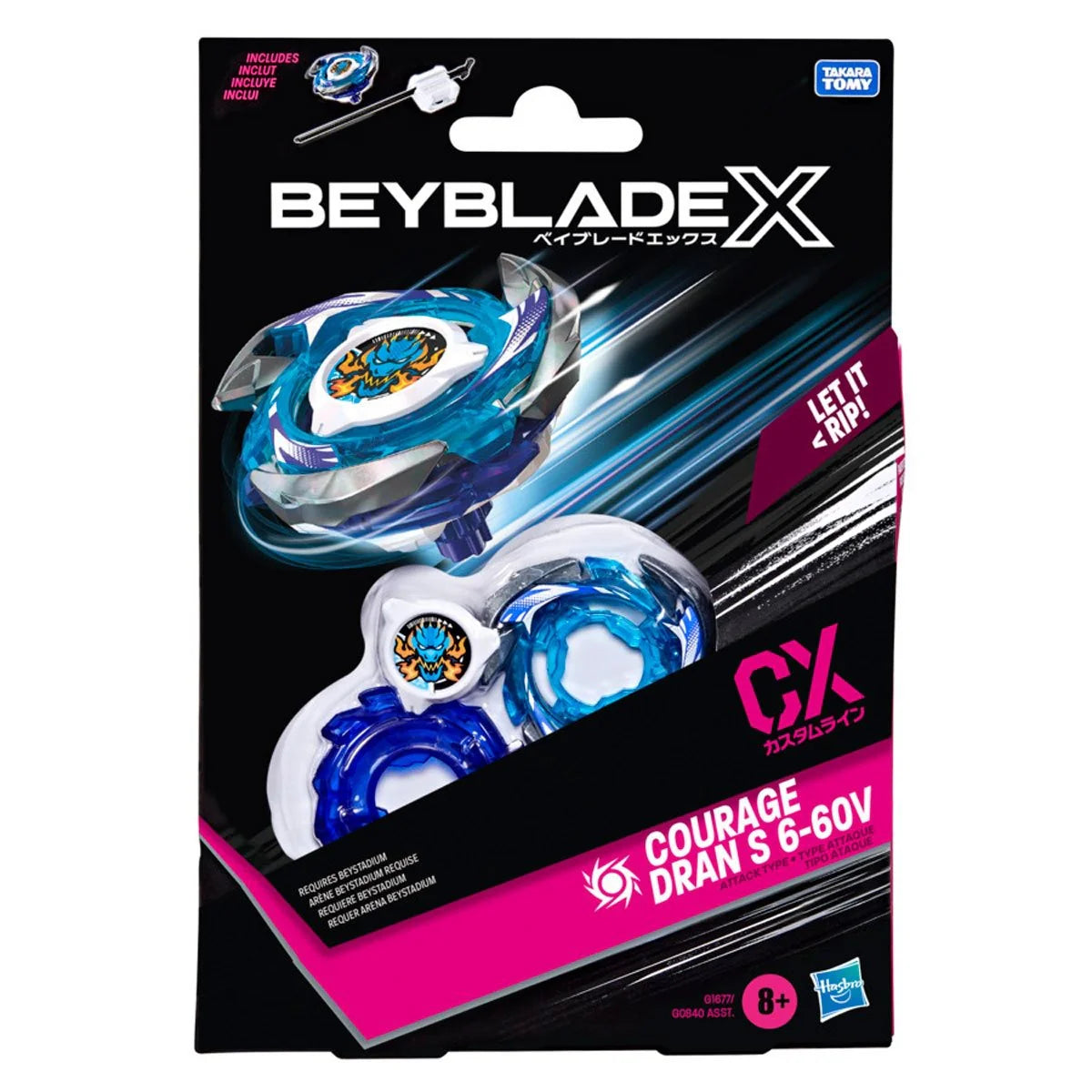 Hasbro Beyblade X Courage Dran 6-60V