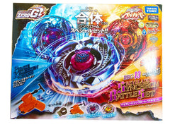 TAKARA TOMY Beyblade ZERO-G BBG13 SYNCHROM BATTLE SET USA 2 Beys + Launcher