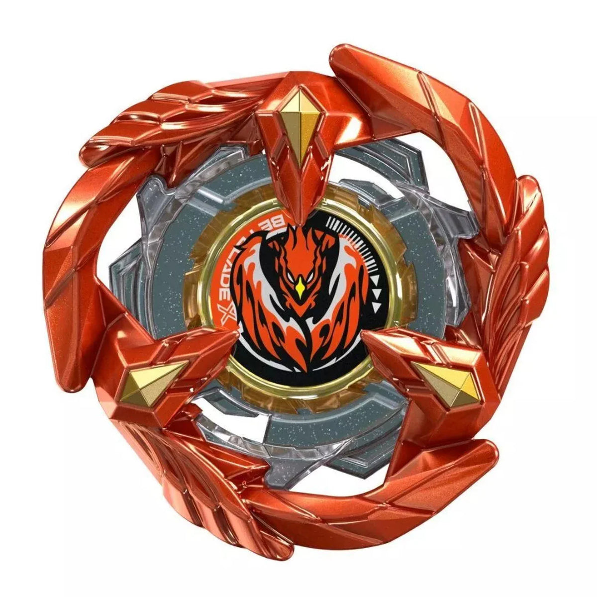 Takara Tomy Beyblade X BX-00 Phoenix Feather - Metal Coat Orange [Layer Only]