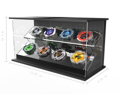 LED Light Acrylic Beyblade Display Case - 8 Bey Display