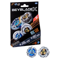 Hasbro Beyblade X UX Series: Cowl Sphinx 1-80GF Crest Leon 7-60GM