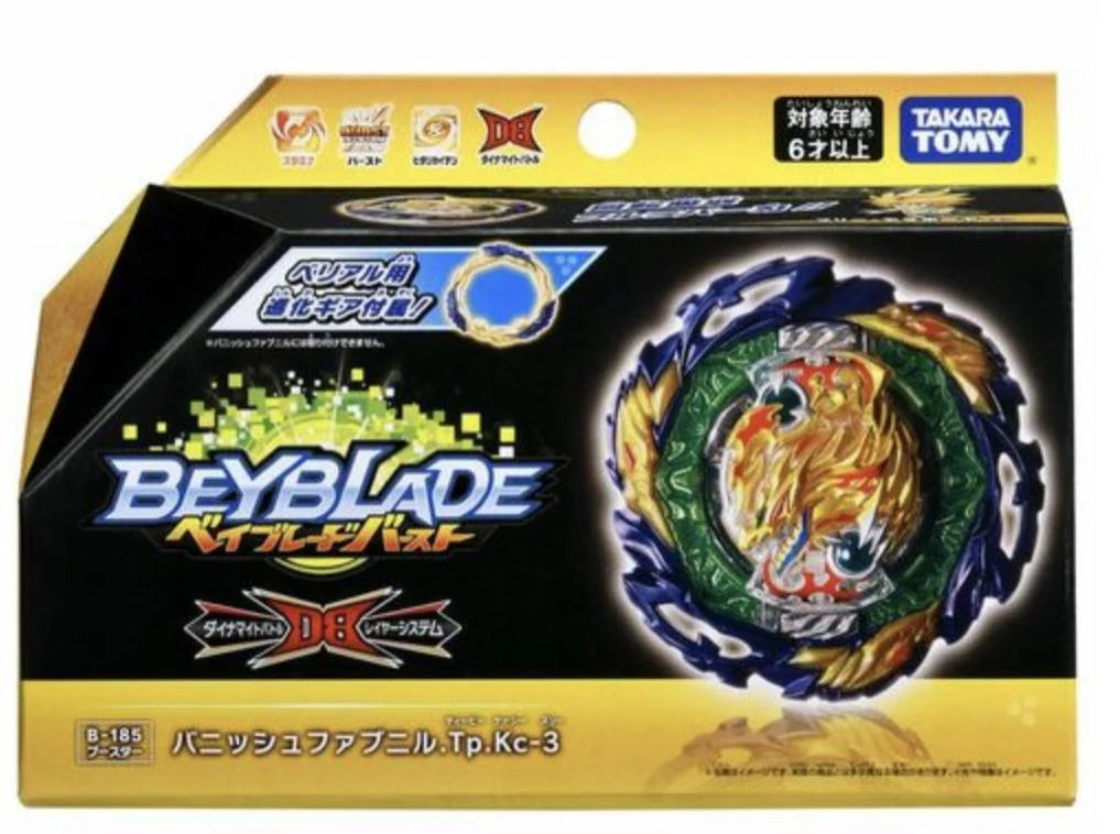 Takara Tomy Vanish Fafnir Tapered Kick-3 Burst DB Beyblade B-185