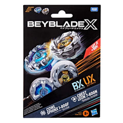 Hasbro Beyblade X UX Series: Cowl Sphinx 1-80GF Crest Leon 7-60GM