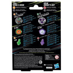 Beyblade X Yell Kong 3-60GB and Helm Knight 5-80T Top Dual Pack Set